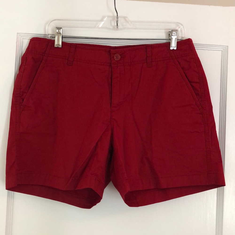 Eddie Bauer brick red shorts size 10 new w/tags